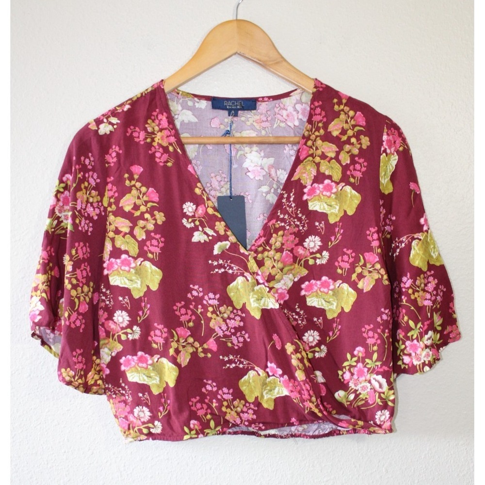 Rachel Rachel Roy Womens Floral Multicolor Blouse S NWT